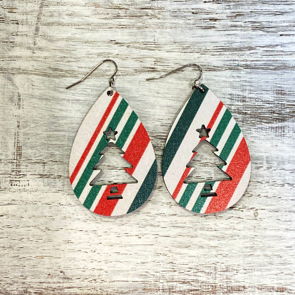 Candy Cane Stripe Tree Drops - Wholesale