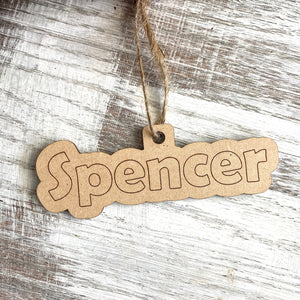 Name Ornament- Color Yourself - Wholesale