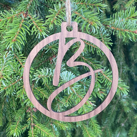 Monogram Christmas Ornament