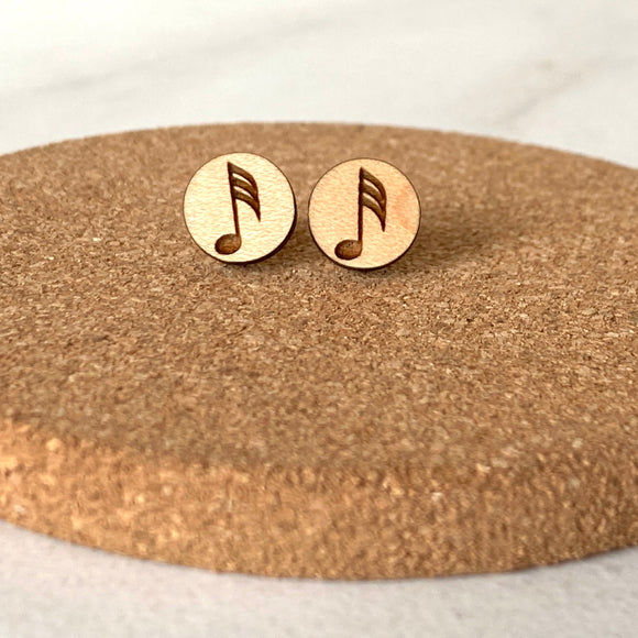 Music Note Studs - Wholesale