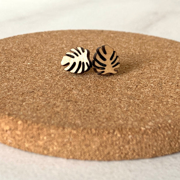 Palm Leaf Studs - Wholesale